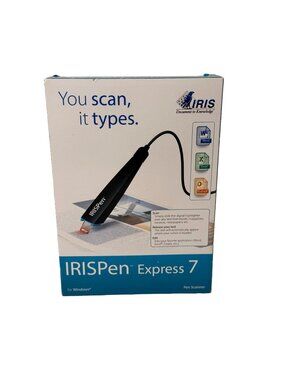 IRISPen Express 7 USB Pen Scanner for Windows - Brand New in Box